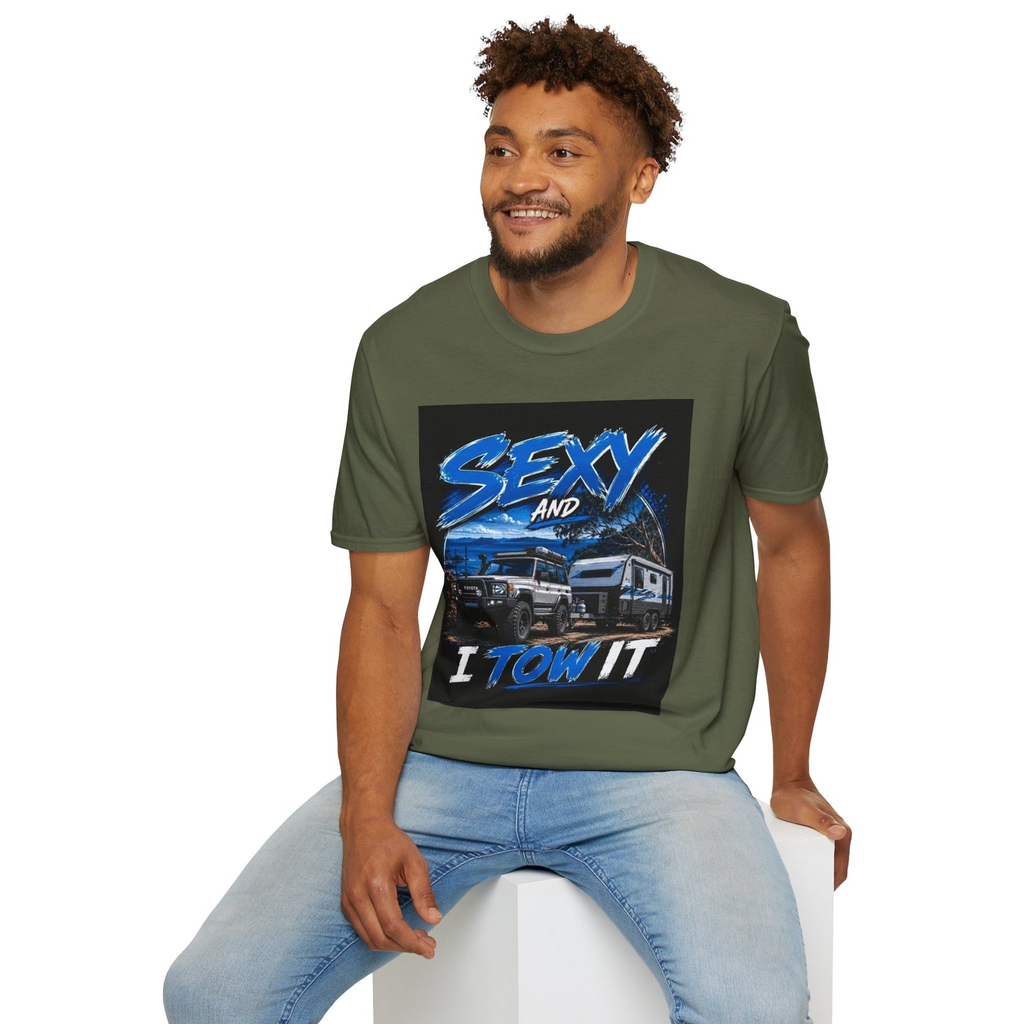 T-Shirt — 'Sexy and I Tow It' Trucker Tee | Funny RV & Tow Lifestyle Shirt