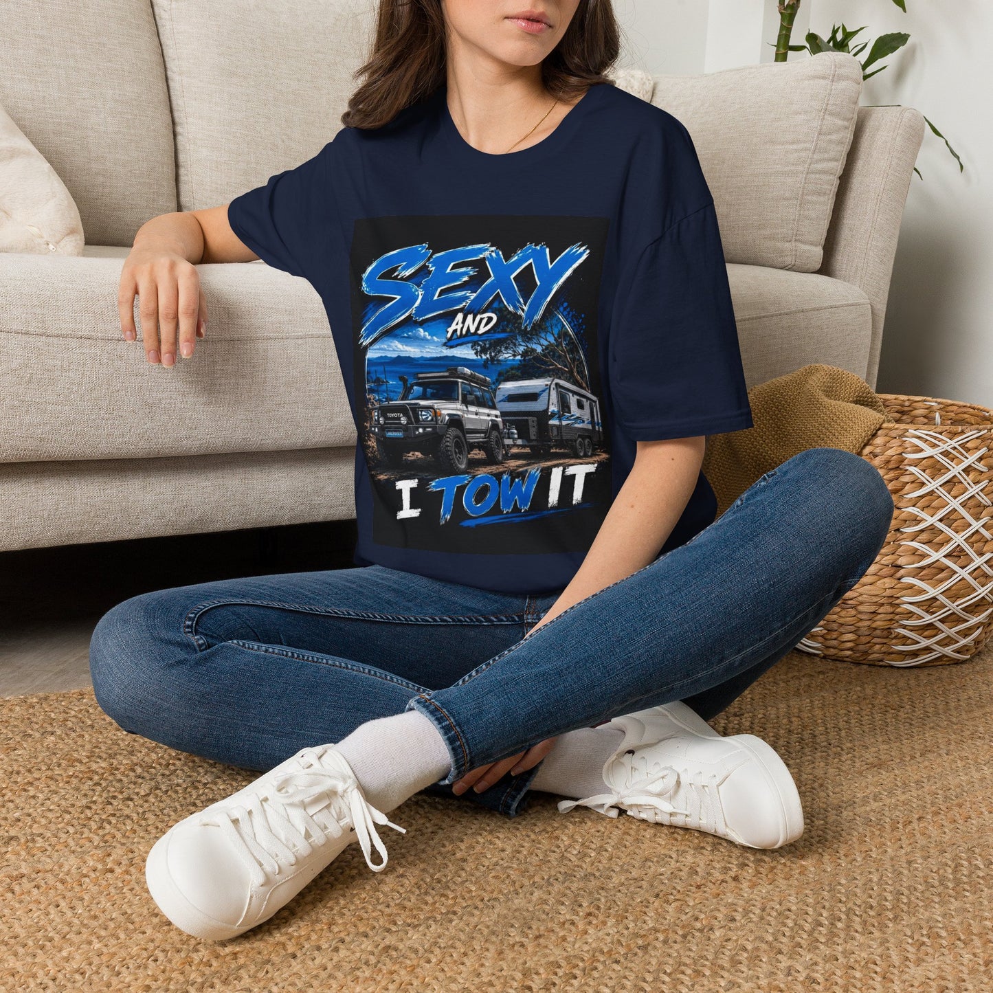 T-Shirt — 'Sexy and I Tow It' Trucker Tee | Funny RV & Tow Lifestyle Shirt