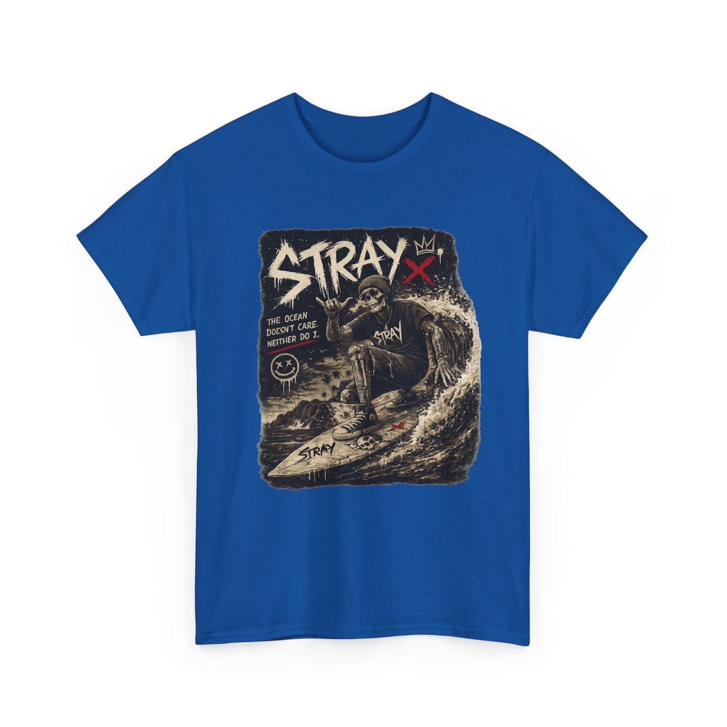 Stray Skull Wave Graphic Tee