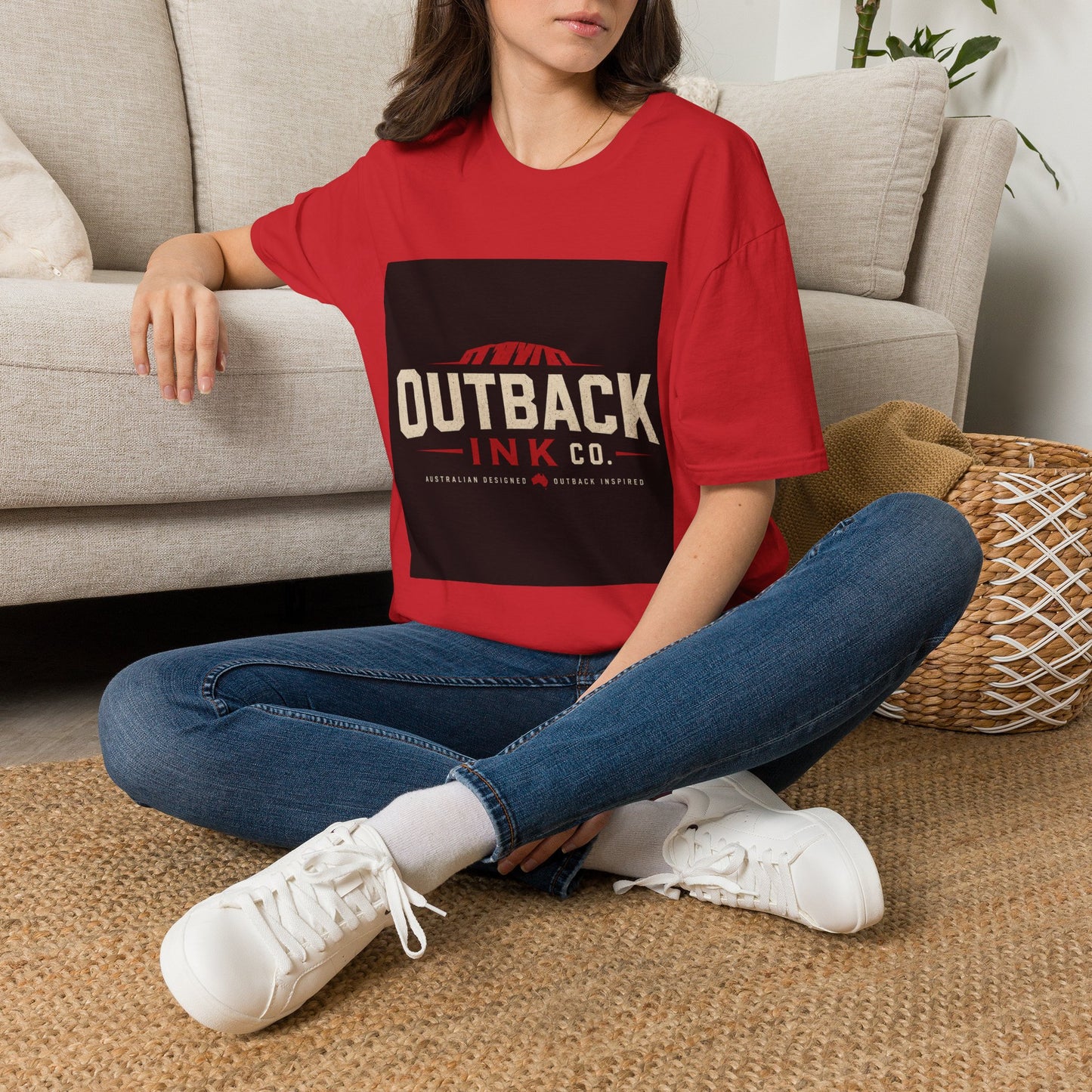Outback Ink Co. T-Shirt — Retro Desert Logo Tee