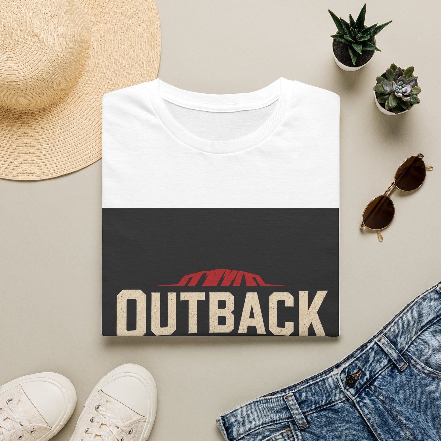 Outback Ink Co. T-Shirt — Retro Desert Logo Tee