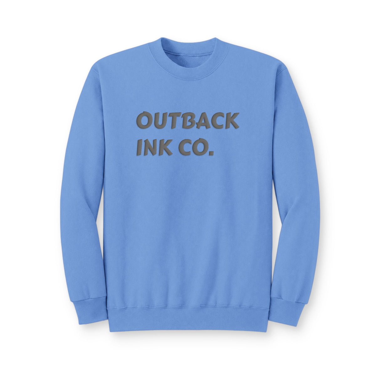 Outback Ink Co. Crewneck Sweatshirt — Minimal Logo Pullover