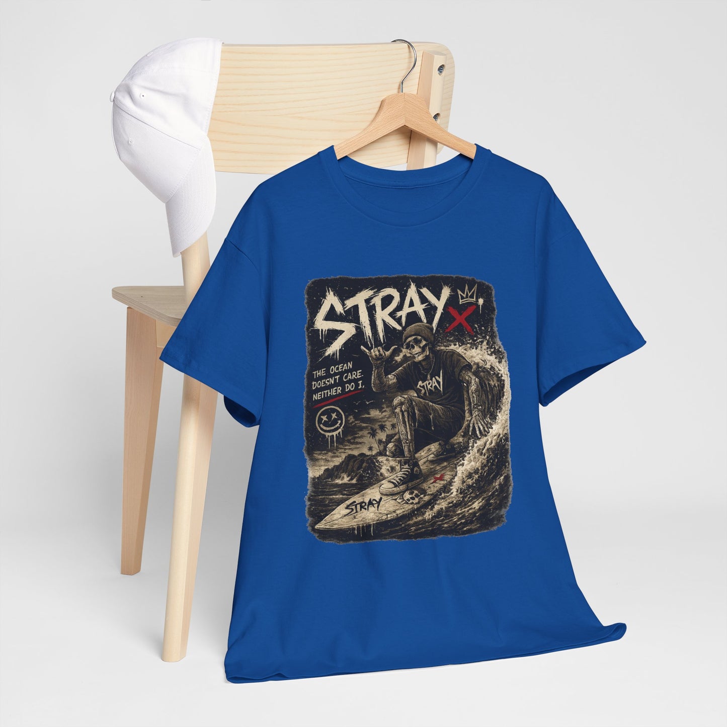 Stray Skull Wave Graphic Tee