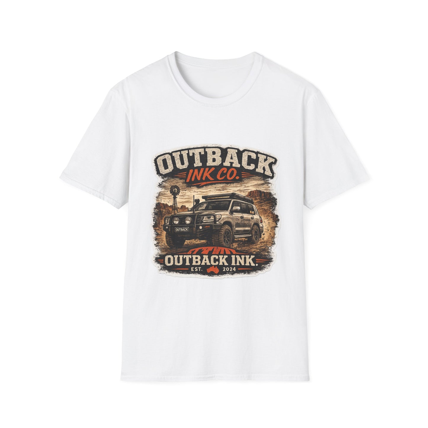Outback Ink Co. Vintage 4WD Camping T-Shirt