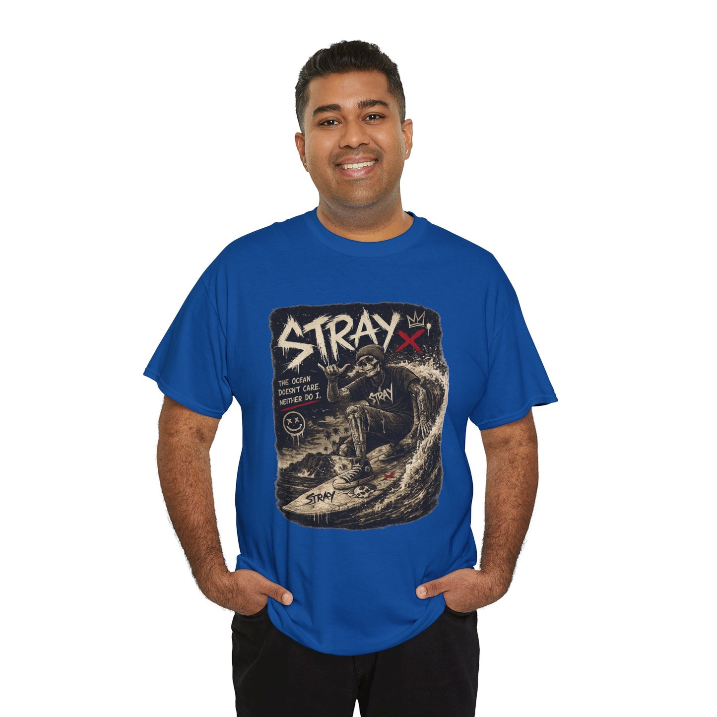 Stray Skull Wave Graphic Tee