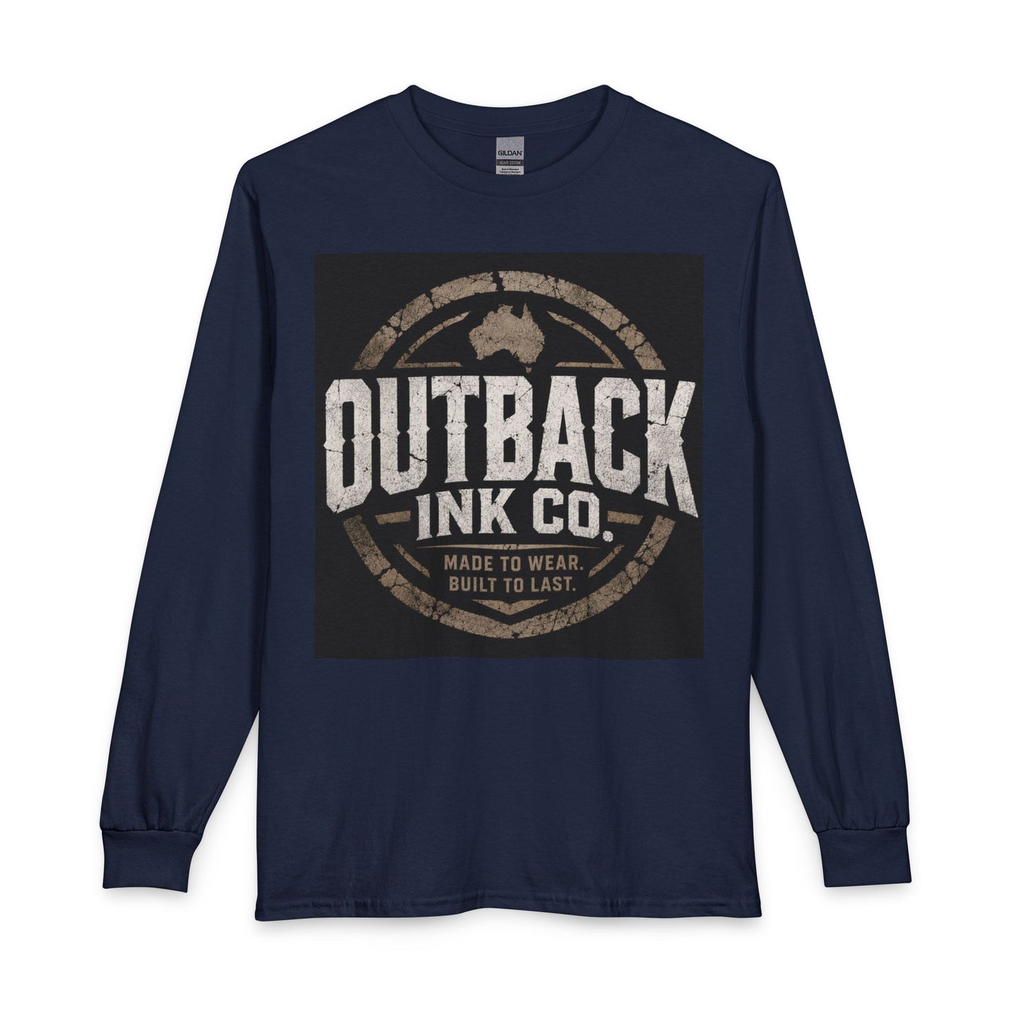 Outback Ink Co. Vintage Logo Long Sleeve Tee