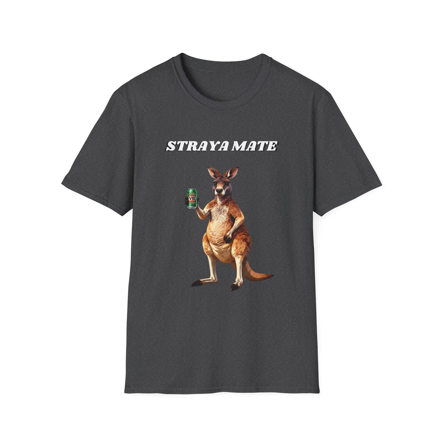 STRAYA MATE | Funny Australian Kangaroo T-Shirt | Outback Ink Co.