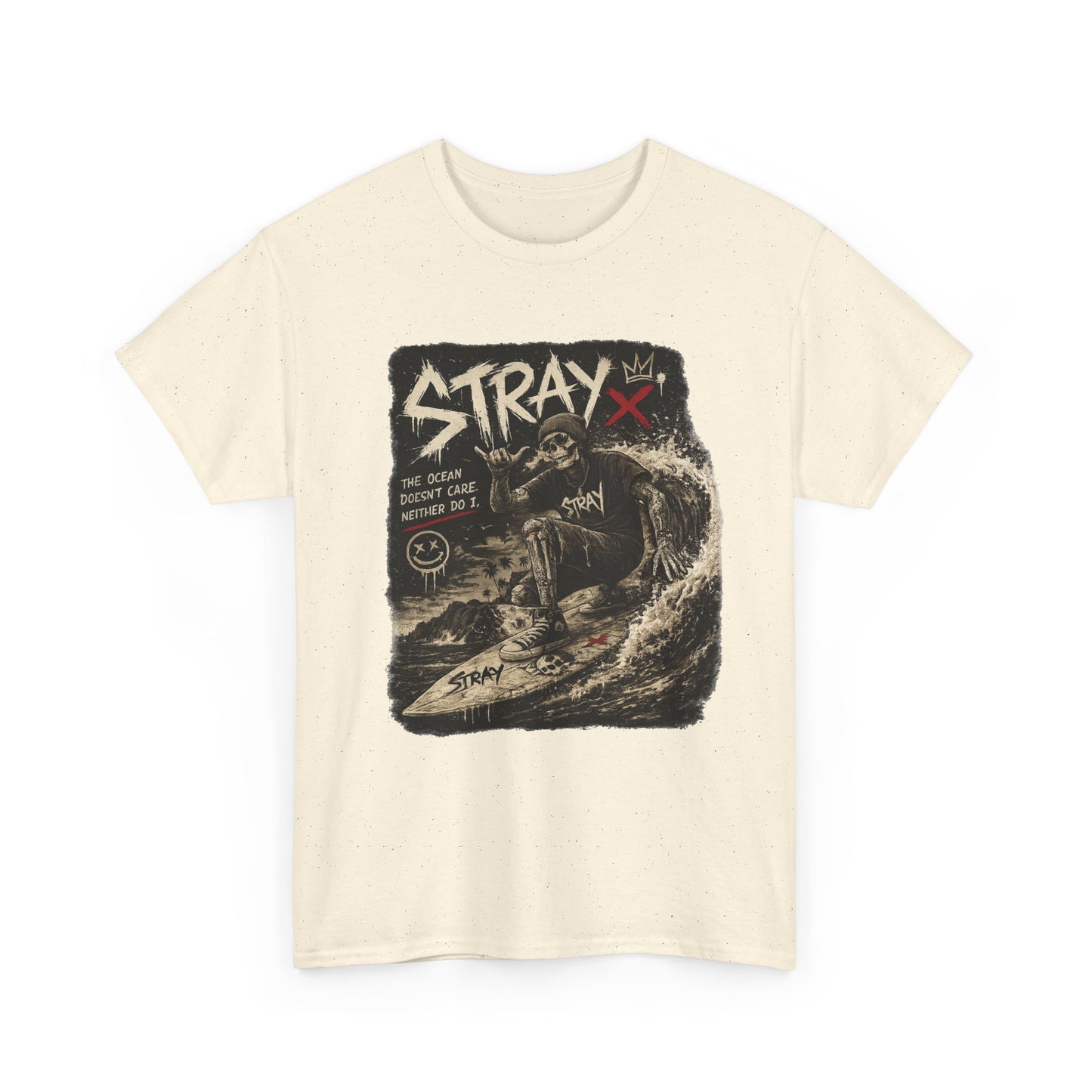 Stray Skull Wave Graphic Tee