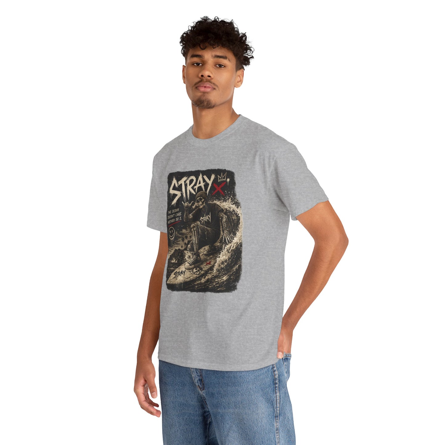 Stray Skull Wave Graphic Tee