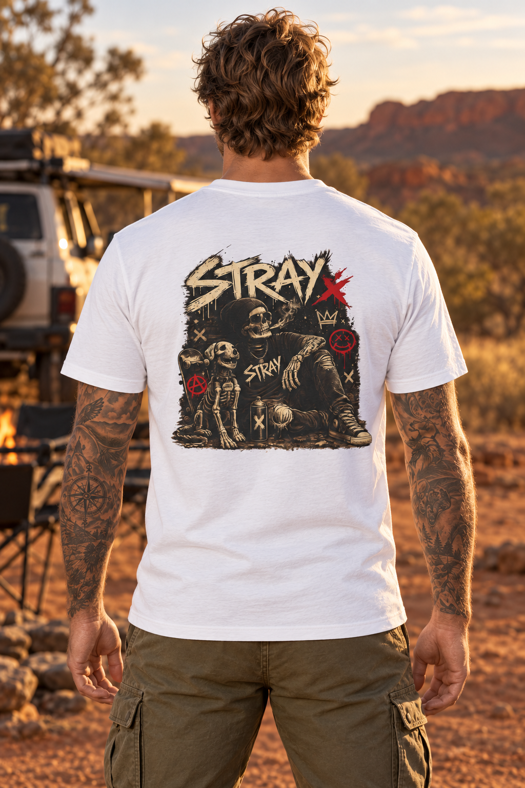 T-Shirt — 'STRAY' Graphic Tee Outback Ink Co.