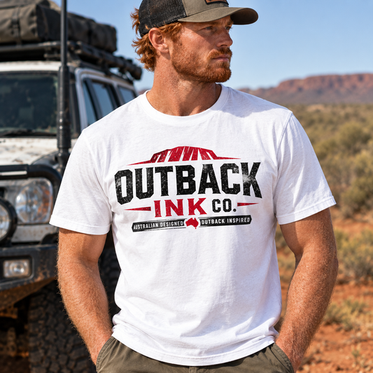 Outback Ink Co. Logo T-Shirt — Vintage Australian Outback Graphic Tee