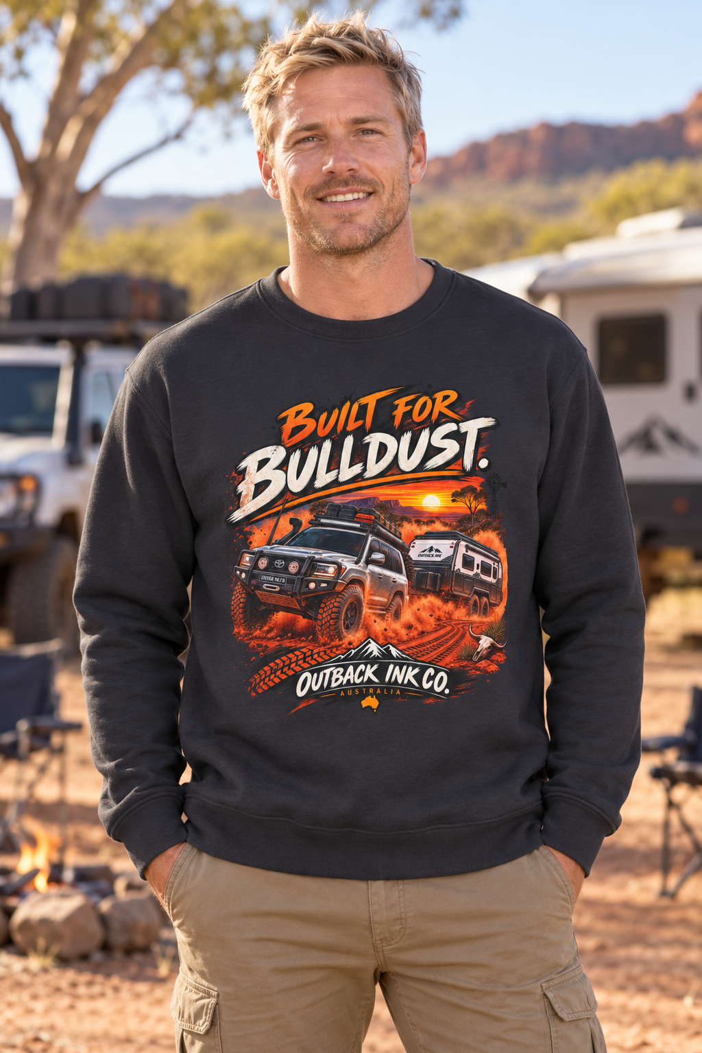 Built for Bulldust Crewneck Sweatshirt